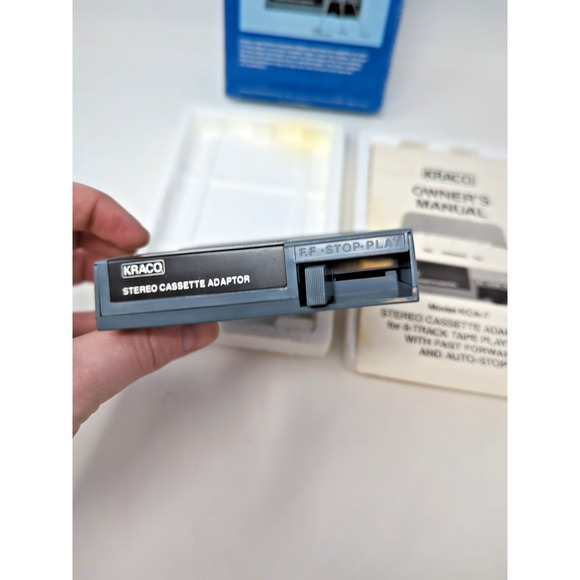 Kraco Stereo Cassette Adapter for 8 Track Tape Player Model KCA-7 Untested - Picture 5 of 7